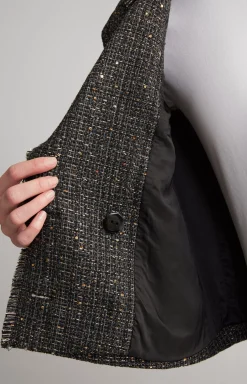 Best JOOP! Tweed Blazer Jacket in /Grey/Gold black