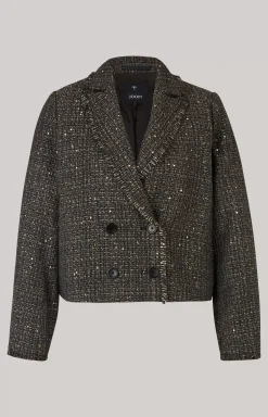 Best JOOP! Tweed Blazer Jacket in /Grey/Gold black