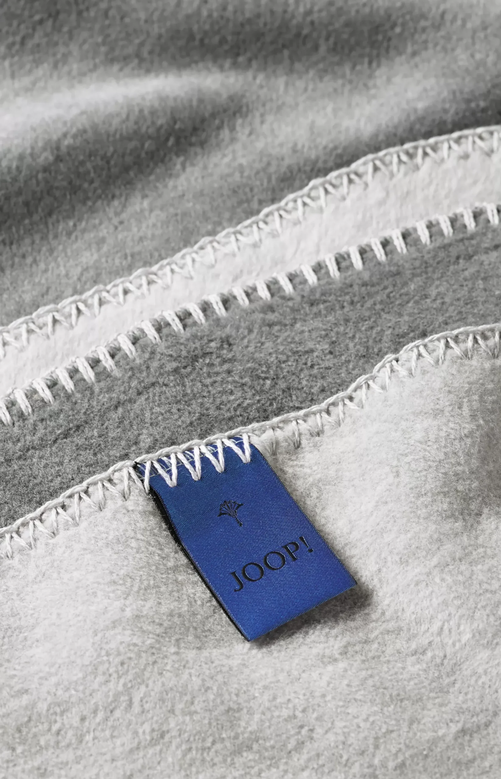 New JOOP! Uni-Doubleface blanket, silver-grey silver/grey