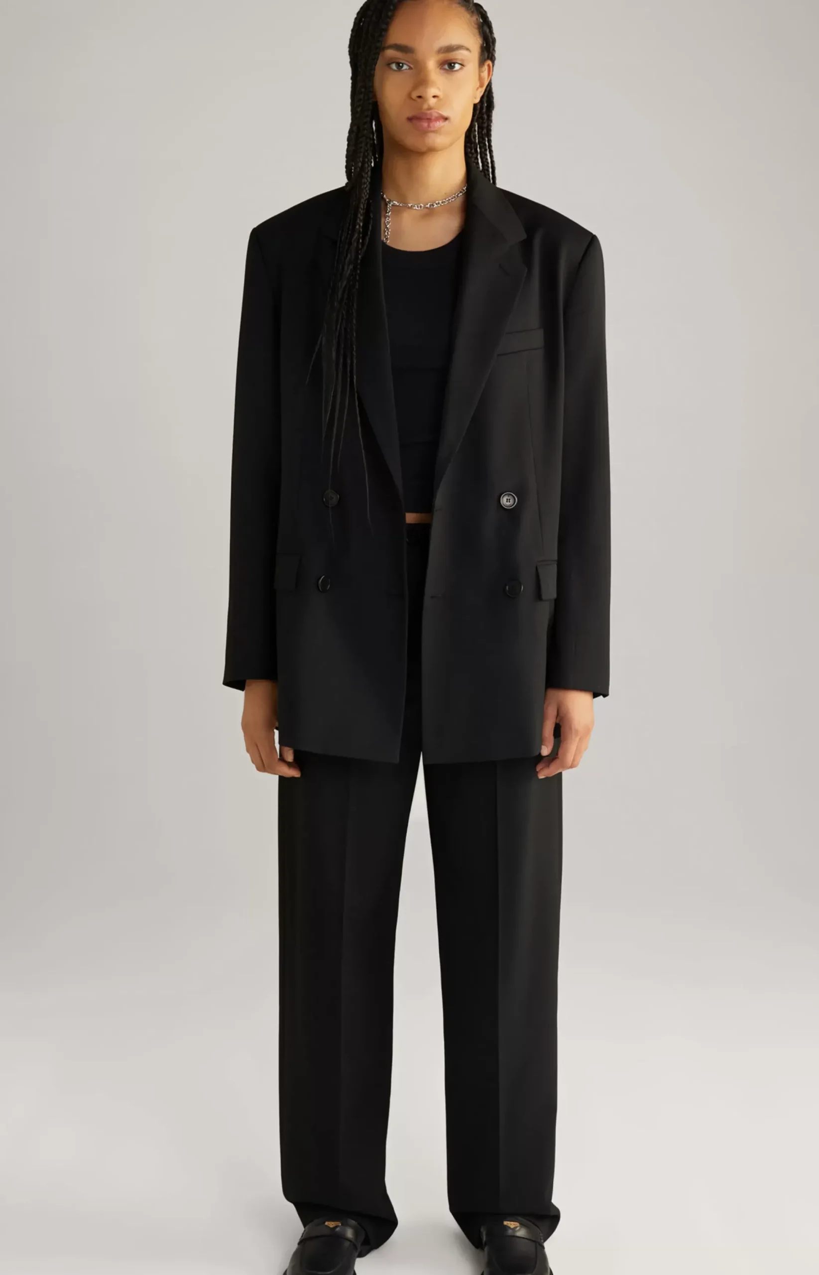 Discount JOOP! Unisex Boyfriend Blazer in black