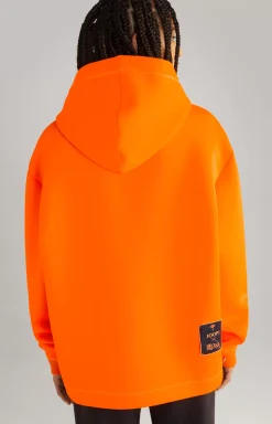 JOOP! Unisex Hoodie in neon orange