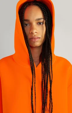 JOOP! Unisex Hoodie in neon orange