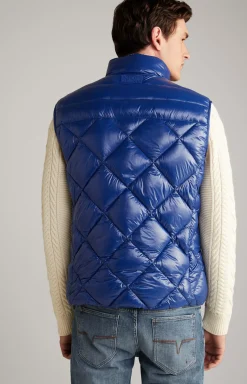 Outlet JOOP! Vanor Quilted Nylon Waistcoat in blue