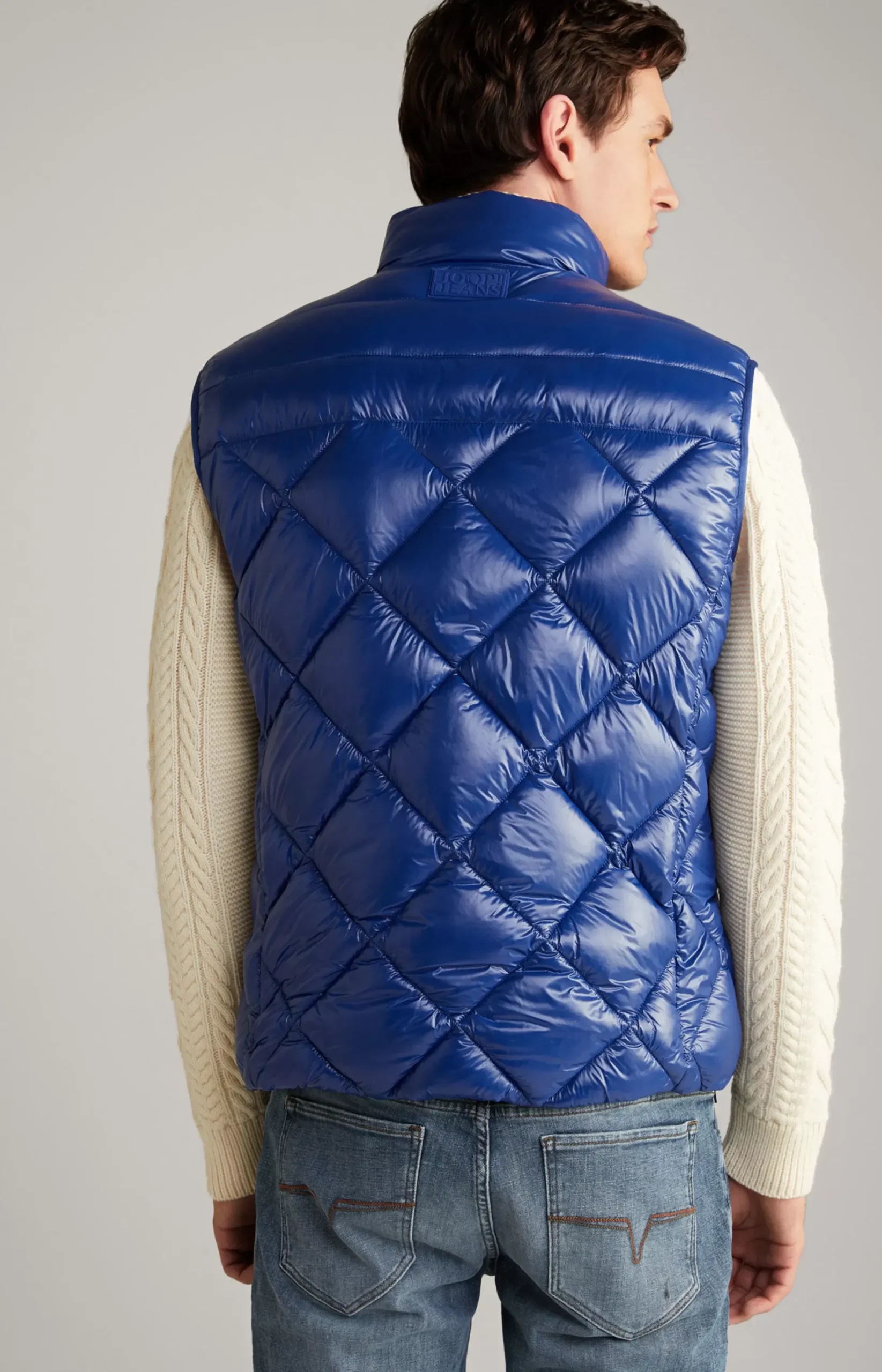 Outlet JOOP! Vanor Quilted Nylon Waistcoat in blue