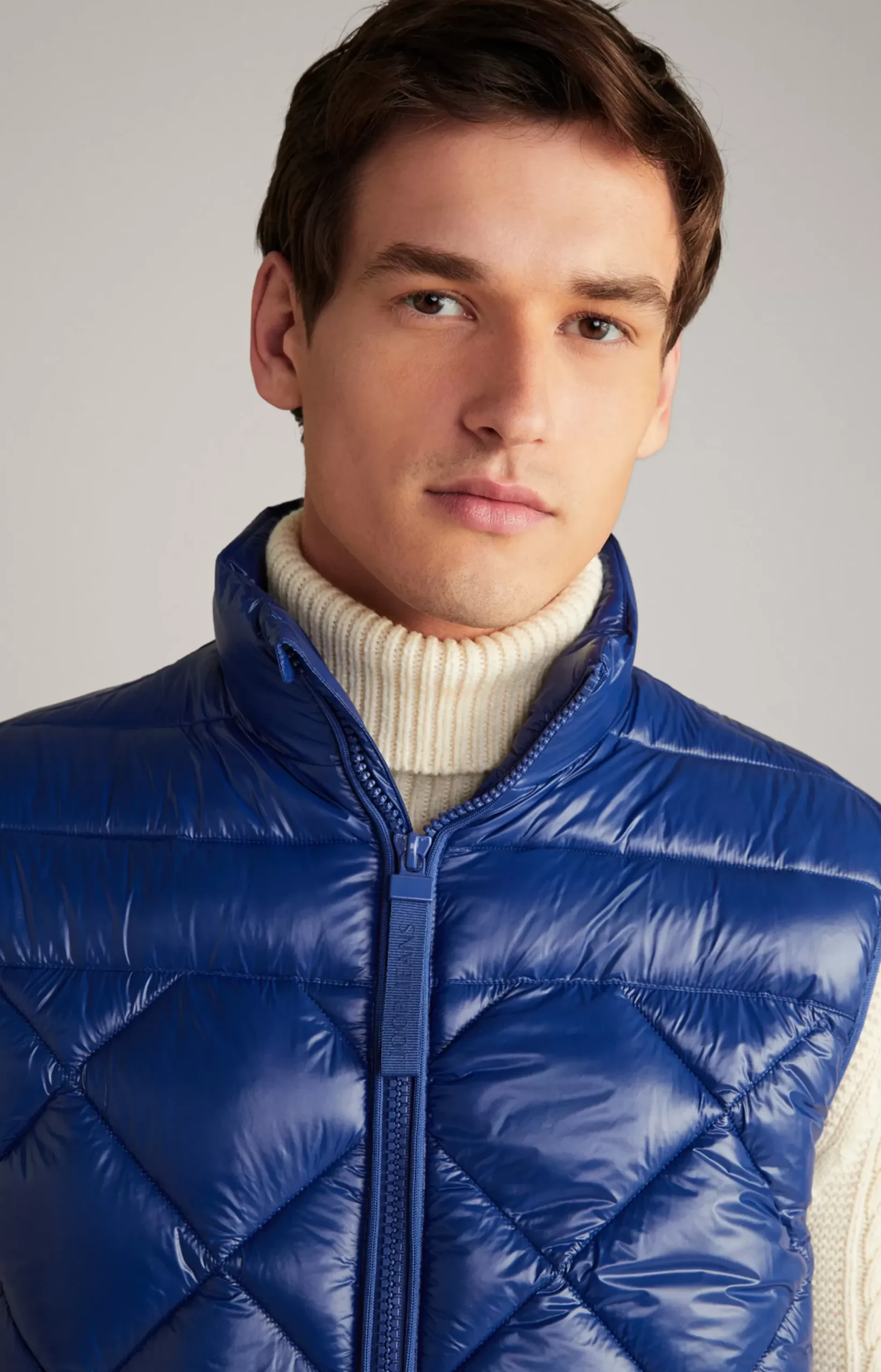 Outlet JOOP! Vanor Quilted Nylon Waistcoat in blue