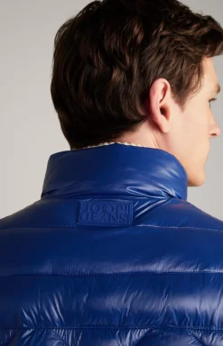 Outlet JOOP! Vanor Quilted Nylon Waistcoat in blue