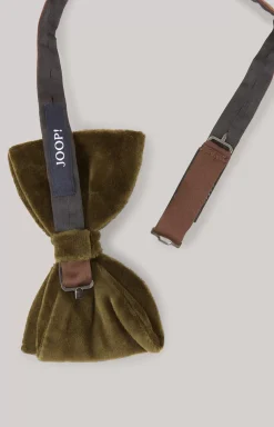 Hot JOOP! Velvet bow tie in dark green