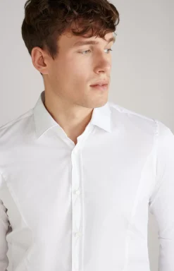 Clearance JOOP! Victor Stretch Cotton Shirt in white