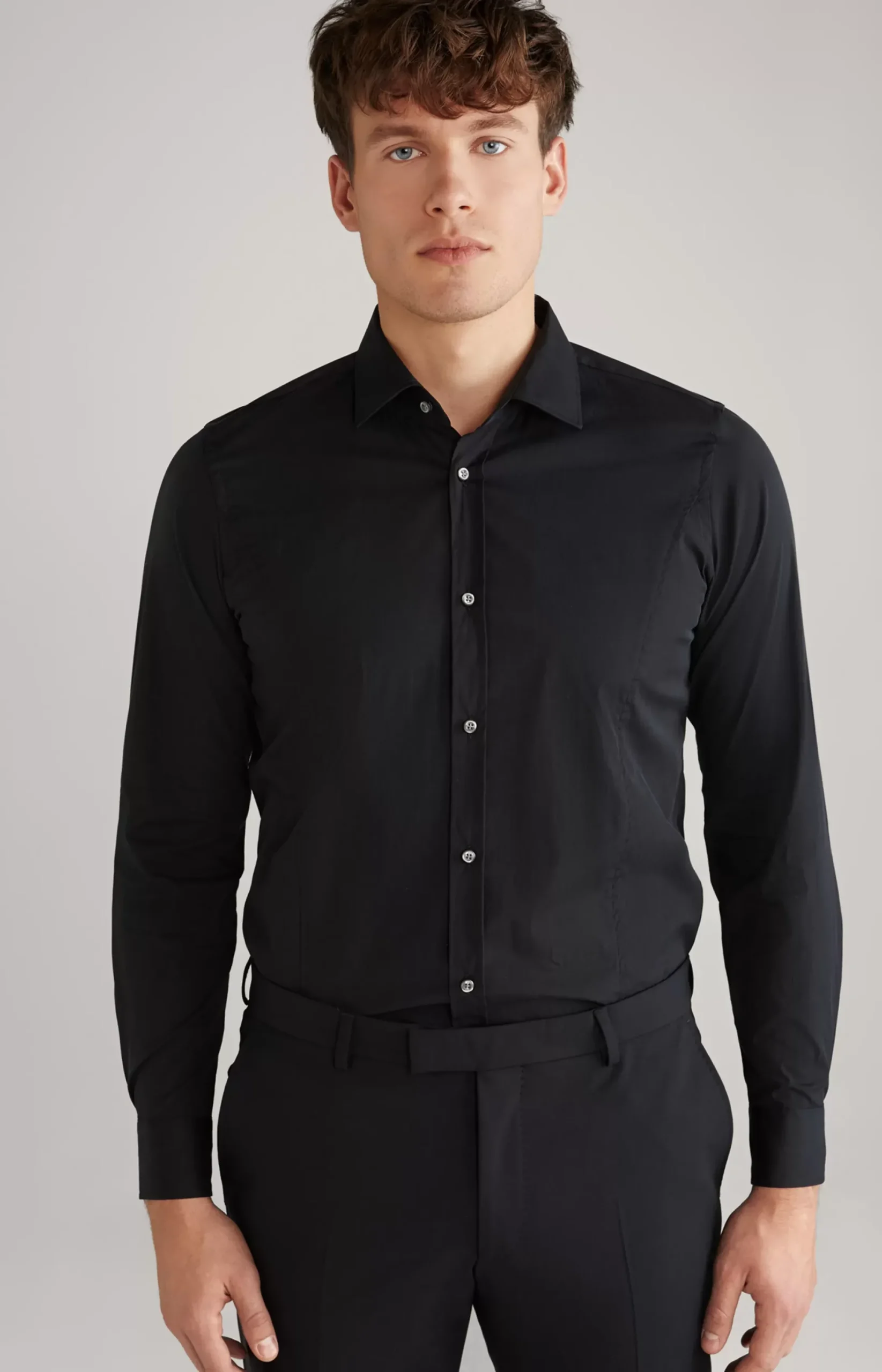 Clearance JOOP! Victor Stretch Cotton Shirt in black