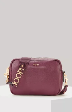 Clearance JOOP! Vivace Cloe Shoulder Bag in Violet checked dark brown 1