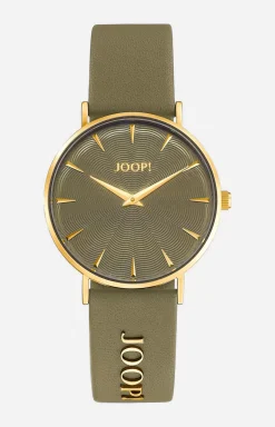 JOOP! Women's Watch in khaki/gold