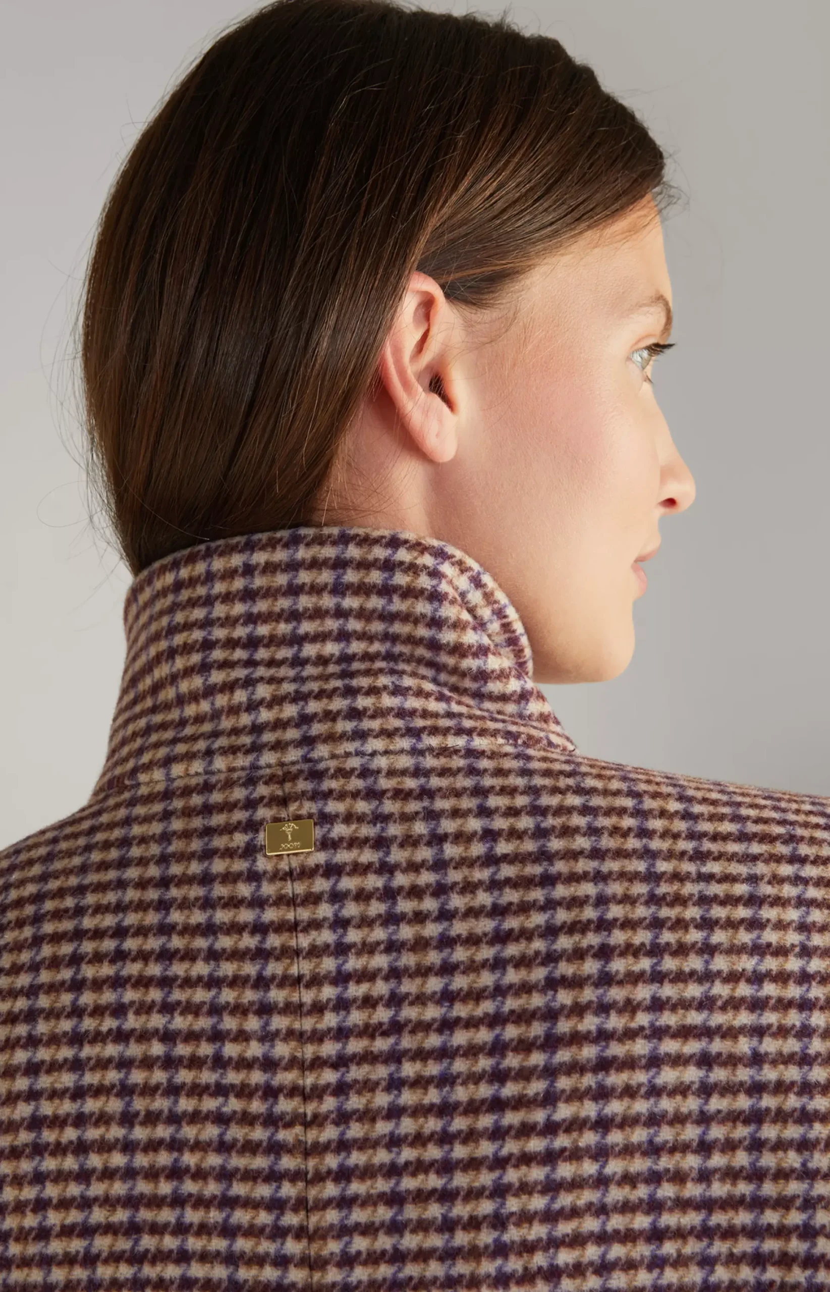 Outlet JOOP! Wool Blend Coat in ecru/purple