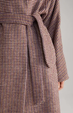 Outlet JOOP! Wool Blend Coat in ecru/purple
