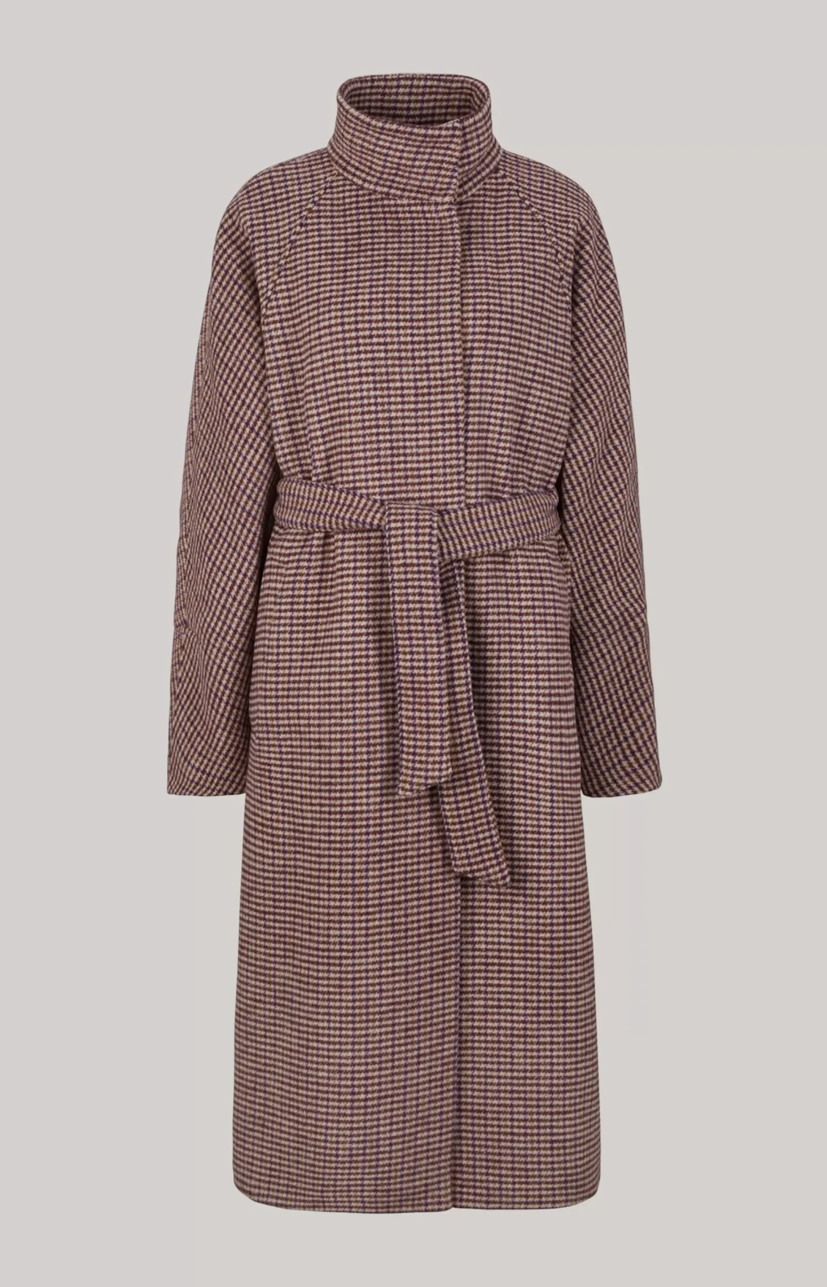 Outlet JOOP! Wool Blend Coat in ecru/purple