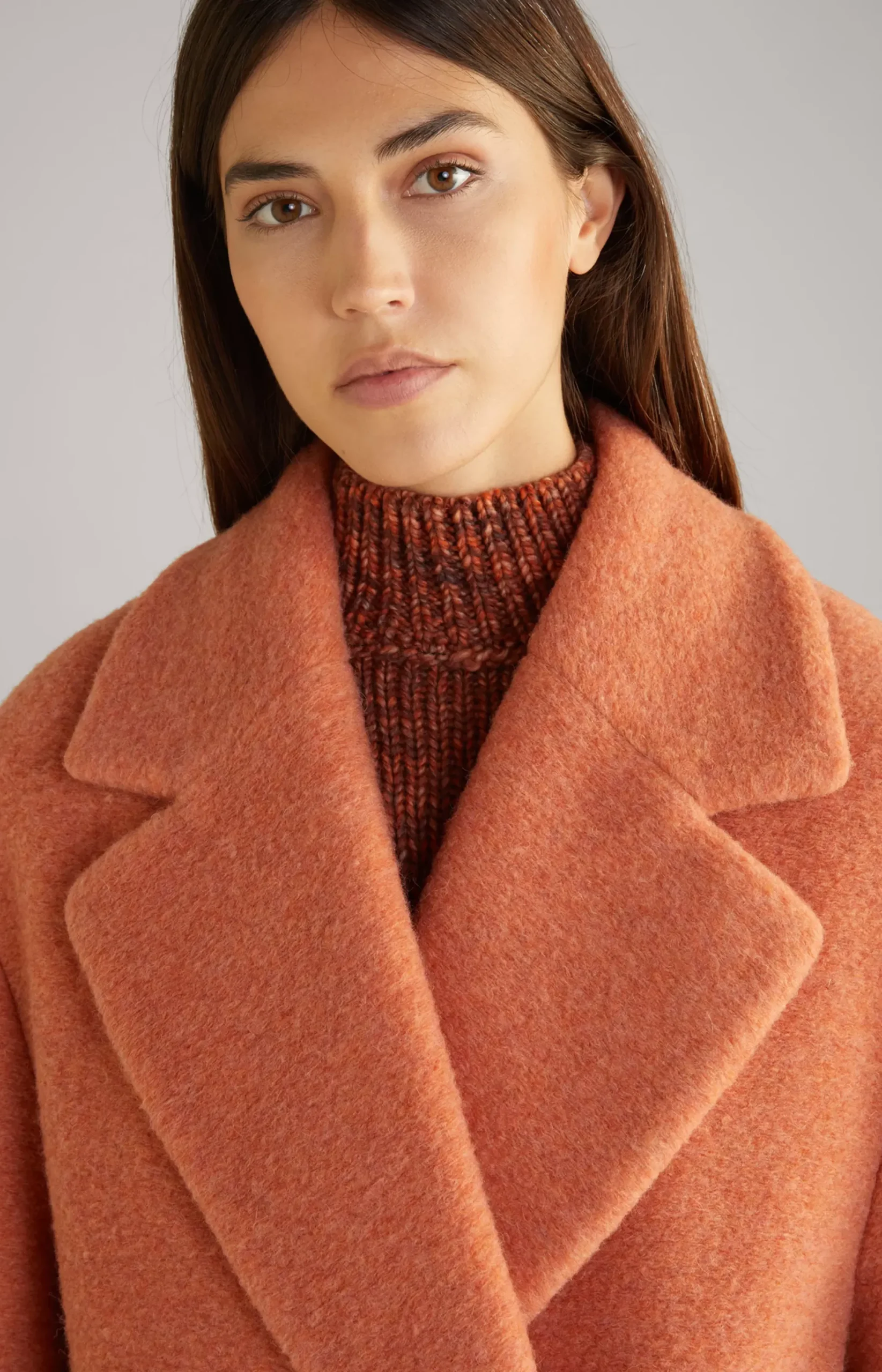 Best JOOP! Wool Blend Coat in terracotta