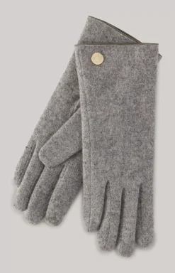 Discount JOOP! Wool Gloves in Grey Marl grey melange