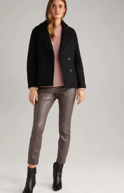 JOOP! Wool Mix Knitted Pullover in dark rosé