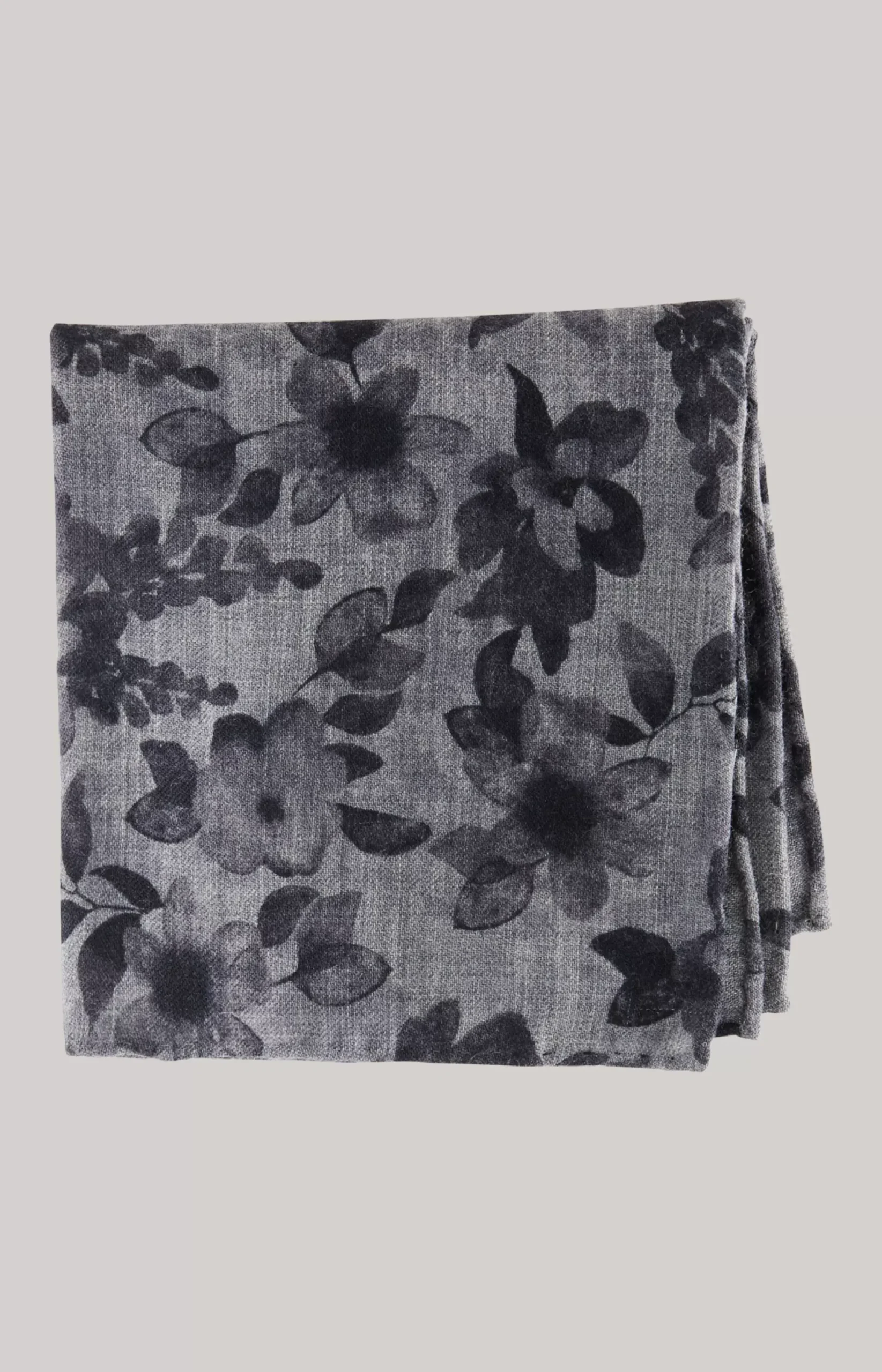 New JOOP! Wool Pocket Square in dark blue/grey